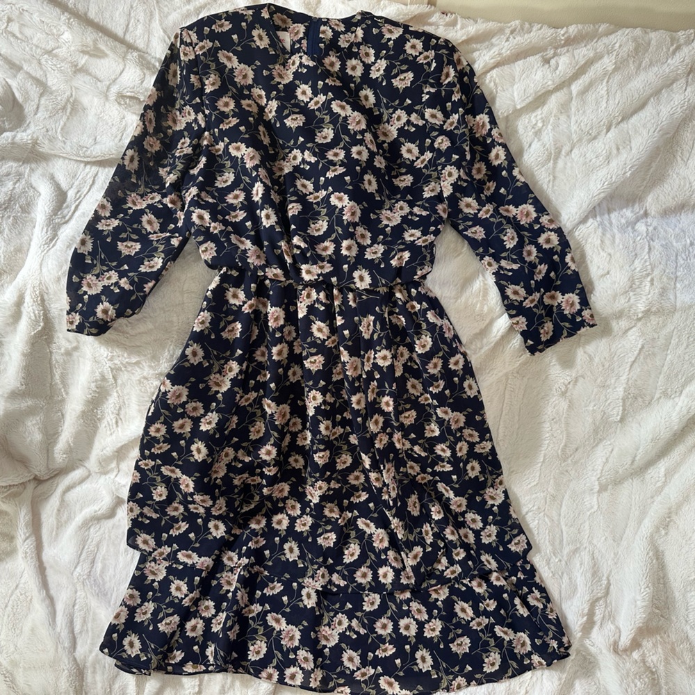 Vintage Henry Lee Petites Floral Cottagecore Women's Size 4P Dress‎